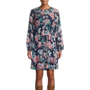 ❄️ Time and Tru | Women's Cinched Waist Peasant Dress Plus Size 20